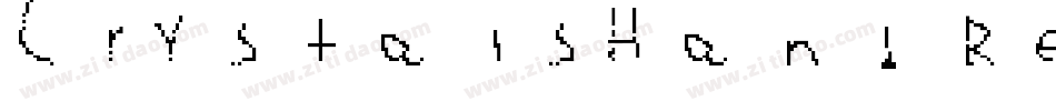 CrystalsHand Regular字体转换